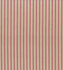 Ticking Stripe 1 Antique Fabric by Ian Mankin Peony Ticking Stripe 1 Antique Fabric by Ian Mankin Peony