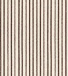 Ticking Stripe 1 Fabric by Ian Mankin Brown Ticking Stripe 1 Fabric by Ian Mankin Brown