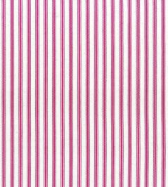 Ticking Stripe 1 Fabric by Ian Mankin Cerise Ticking Stripe 1 Fabric by Ian Mankin Cerise