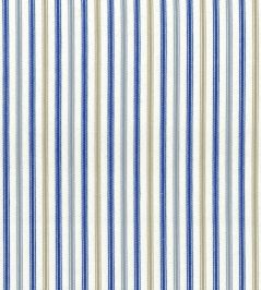 Ticking Stripe 1 Fabric by Ian Mankin Coast Ticking Stripe 1 Fabric by Ian Mankin Coast