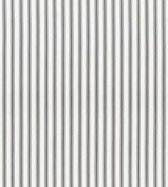 Ticking Stripe 1 Fabric by Ian Mankin Dark Grey Ticking Stripe 1 Fabric by Ian Mankin Dark Grey