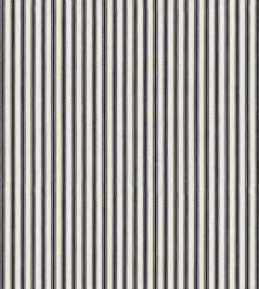 Ticking Stripe 1 Fabric by Ian Mankin Dark Navy Ticking Stripe 1 Fabric by Ian Mankin Dark Navy