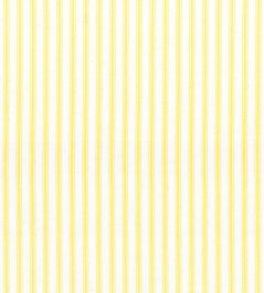Ticking Stripe 1 Fabric by Ian Mankin Lemon Ticking Stripe 1 Fabric by Ian Mankin Lemon