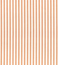 Ticking Stripe 1 Fabric by Ian Mankin Orange Ticking Stripe 1 Fabric by Ian Mankin Orange
