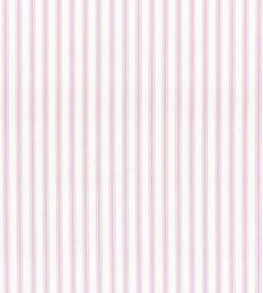 Ticking Stripe 1 Fabric by Ian Mankin Rose Ticking Stripe 1 Fabric by Ian Mankin Rose