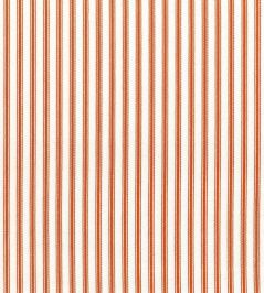 Ticking Stripe 1 Fabric by Ian Mankin Rust Ticking Stripe 1 Fabric by Ian Mankin Rust