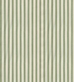 Ticking Stripe 1 Fabric by Ian Mankin Sage Ticking Stripe 1 Fabric by Ian Mankin Sage
