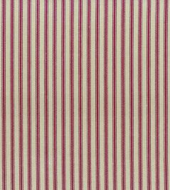 Ticking Stripe 1 Rustic Fabric by Ian Mankin Claret Ticking Stripe 1 Rustic Fabric by Ian Mankin Claret