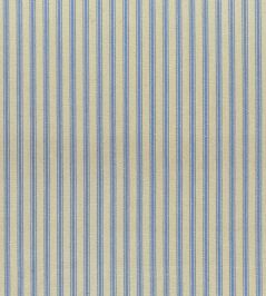 Ticking Stripe 1 Rustic Fabric by Ian Mankin Petrol Blue Ticking Stripe 1 Rustic Fabric by Ian Mankin Petrol Blue