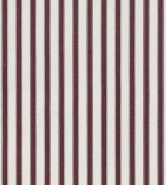 Ticking Stripe 2 Fabric by Ian Mankin Plum Ticking Stripe 2 Fabric by Ian Mankin Plum
