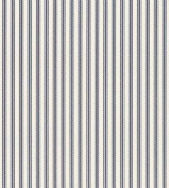 Ticking Stripe Wallpaper by Ian Mankin Indigo Ticking Stripe Wallpaper by Ian Mankin Indigo