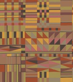 Tiebele Wallpaper by Jannelli&Volpi Olive/Red Tiebele Wallpaper by Jannelli&Volpi Olive/Red