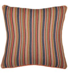 Tight Rope Cushion 50cm x 50cm by GP & J Baker Indigo/Cocoa Tight Rope Cushion 50cm x 50cm by GP & J Baker Indigo/Cocoa