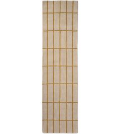 Tiiliskivi Runner Rug by Marimekko Bronze Yellow Tiiliskivi Runner Rug by Marimekko Bronze Yellow