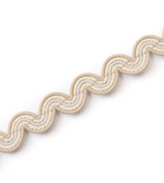 Tikal Twist Tape Trimming by Christopher Farr Cloth Latte Tikal Twist Tape Trimming by Christopher Farr Cloth Latte