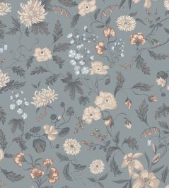 Till Karin Wallpaper by Sandberg Blue Till Karin Wallpaper by Sandberg Blue