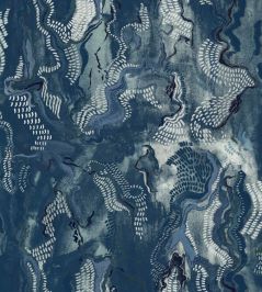 Timeless Stones Wallpaper by Coordonne Blue Timeless Stones Wallpaper by Coordonne Blue