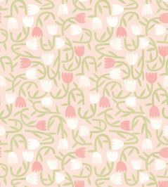 Tiny Tulip Wallpaper by Ohpopsi Blush Tiny Tulip Wallpaper by Ohpopsi Blush