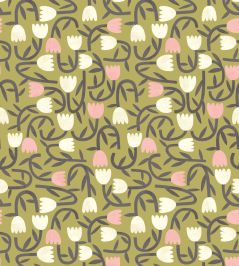 Tiny Tulip Wallpaper by Ohpopsi Olive Mix Tiny Tulip Wallpaper by Ohpopsi Olive Mix