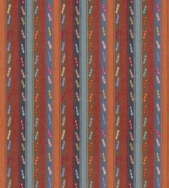 Tip Toe Fabric by GP & J Baker Indigo/Chocolate Tip Toe Fabric by GP & J Baker Indigo/Chocolate