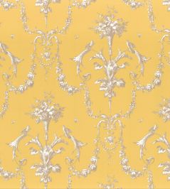 Tissu Corne D'Abondance Fabric by Camengo Jaune Soleil Tissu Corne D'Abondance Fabric by Camengo Jaune Soleil