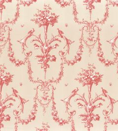 Tissu Corne D'Abondance Fabric by Camengo Rouge Carmin Tissu Corne D'Abondance Fabric by Camengo Rouge Carmin