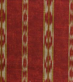 Ikat Stripe Fabric by Titley and Marr Paprika & Ochre Ikat Stripe Fabric by Titley and Marr Paprika & Ochre