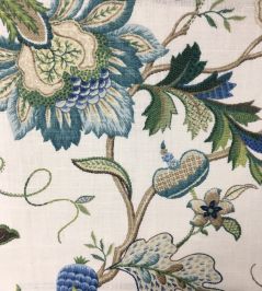 Langrish Fabric by Titley and Marr Blue Langrish Fabric by Titley and Marr Blue