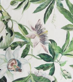 Passion Flower Fabric by Titley And Marr Summer Passion Flower Fabric by Titley And Marr Summer