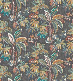Tivoli Wallpaper by Osborne & Little Charcoal Tivoli Wallpaper by Osborne & Little Charcoal
