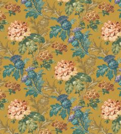 Tobermory Fabric by Arley House Gold Tobermory Fabric by Arley House Gold