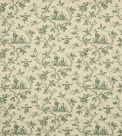 Toile Chinoise Fabric by Colefax and Fowler Forest Toile Chinoise Fabric by Colefax and Fowler Forest