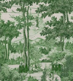 Toile du Carpathians Wallpaper by MINDTHEGAP Evergreen Toile du Carpathians Wallpaper by MINDTHEGAP Evergreen