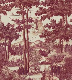 Toile du Carpathians Wallpaper by MINDTHEGAP Ruby Toile du Carpathians Wallpaper by MINDTHEGAP Ruby