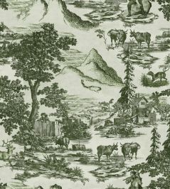 Toile Du Tyrol Wallpaper by MINDTHEGAP Evergreen Toile Du Tyrol Wallpaper by MINDTHEGAP Evergreen