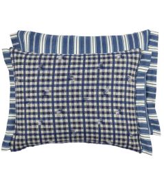 Toile Vichy Cushion 30 x 40cm by Designers Guild Indigo Toile Vichy Cushion 30 x 40cm by Designers Guild Indigo