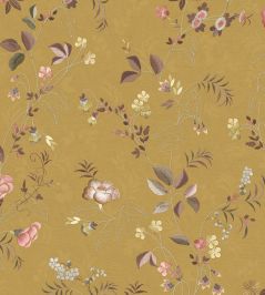 Tokyo Blossem Wallpaper by Eijffinger Mustard Yellow Tokyo Blossem Wallpaper by Eijffinger Mustard Yellow