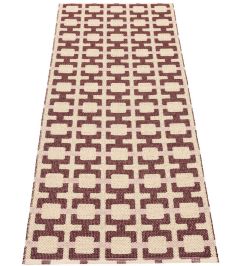 Tom Runner Rug by Pappelina Burgundy Tom Runner Rug by Pappelina Burgundy