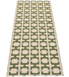 Tom Runner Rug by Pappelina Leaf Tom Runner Rug by Pappelina Leaf