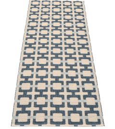 Tom Runner Rug by Pappelina Ocean Blue Tom Runner Rug by Pappelina Ocean Blue