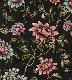 Tonquin Wallpaper by Clarke & Clarke Noir Tonquin Wallpaper by Clarke & Clarke Noir