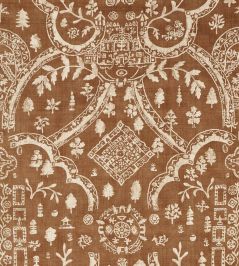 Topiary View Fabric by Sanderson Muntjac Topiary View Fabric by Sanderson Muntjac