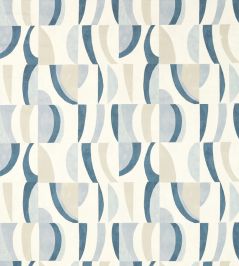 Torillo Fabric by Harlequin Sky/Cornflower/Linen Torillo Fabric by Harlequin Sky/Cornflower/Linen