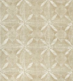 Tortuga Batik Wallpaper by Thibaut Beige Tortuga Batik Wallpaper by Thibaut Beige