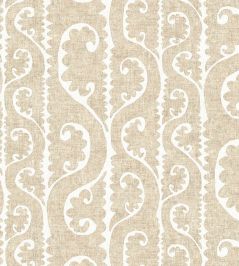 Totem Fabric by Lewis & Wood Raffia Totem Fabric by Lewis & Wood Raffia