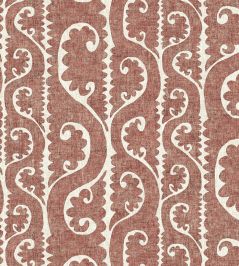 Totem Fabric by Lewis & Wood Russet Totem Fabric by Lewis & Wood Russet