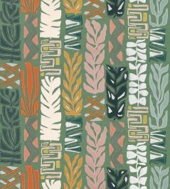 Totem Fabric by Osborne & Little Celadon Totem Fabric by Osborne & Little Celadon