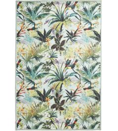 Toucan Rug by Clarke & Clarke Sky Toucan Rug by Clarke & Clarke Sky