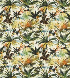 Toucan Outdoor Fabric by Clarke & Clarke Antique Toucan Outdoor Fabric by Clarke & Clarke Antique