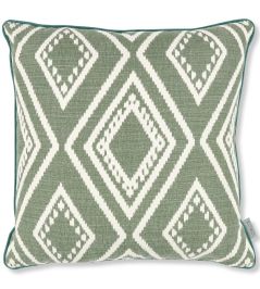 Toulin Cushion 50 x 50cm by Romo Spinach Toulin Cushion 50 x 50cm by Romo Spinach